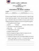 CONOCIMIENTO DEL MUNDO Y SOCIEDAD.