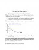 TALLER DEMANDA Y OFERTA.