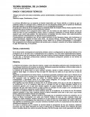 Teoría general de la danza.