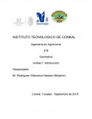 MANEJO Y USO DE LOS SISTEMAS DE INFORMACIÓN GEOGRÁFICA Y DE LA GEOMÁTICA.
