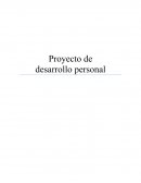 Proyecto de desarrollo personal