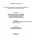 Los cuatro movimientos a desarrollar por medio de pruebas, analisis y conclusiones.