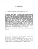 LA PERSONALIDAD.Sé tú mismo. Los demás puestos ya están ocupados” Óscar Wilde.