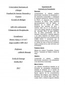 Volumetría de Precipitación. Experimento #8