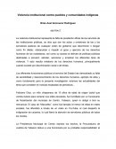 Violencia institucional contra pueblos y comunidades indigenas