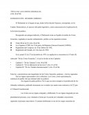 Las Cortes generales.