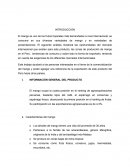 INFORMACIÓN GENERAL DEL PRODUCTO