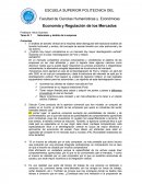 Economía y Regulación de los Mercados.