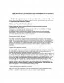 Descripción de los procesos que intervienen en un Quiosco