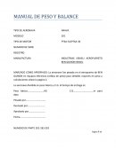 MANUAL DE PESO Y BALANCE