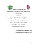 Tema: Programación en el Code Blocks