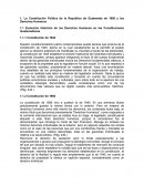 La Constitución Política de la República de Guatemala de 1985 y los Derechos Humanos.