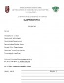 Aboratorio de electricidad y magnetismo electroestática