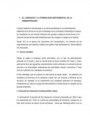 EL LIDERAZGO Y LA FORMALIDAD INSTRUMENTAL DE LA ADMINISTRACION