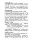 Derecho Administrativo. Tipos de Admnistración