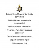 Un dia en la escuela secundaria