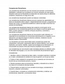 Tema: Competencias dicsciplinares