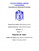 Obesidad. Reporte de video