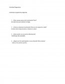 Actividad Diagnostica Contesta las siguientes preguntas