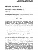 Promocion procuraduria general de la republica