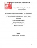 El Régimen de Incorporación Fiscal, un peligro para la continuidad de funcionamiento de las PyMES