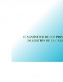 DIAGNÓSTICO DE LOS PRINCIPIOS DE GESTIÓN DE LA CALIDAD.