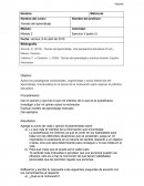 Tema: Teorias del aprendisaje