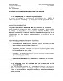 RESUMEN DE TEORIAS DE LA ADMINISTRACION TAREA 4