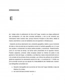 Población de tierra del fuego.