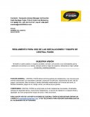 TEMA- REGLAMENTO CENTRAL FIXIÓN 2016