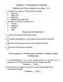 ¿Cuándo tuvo lugar la 1ª Revolución Industrial?.