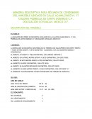 TEMA: DESCRIPCIÓN DEL INMUEBLE