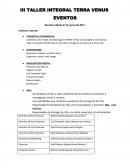 TALLER INTEGRAL TERRA VENUS