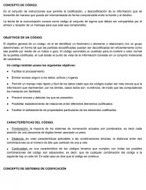 CONCEPTO DE CÓDIGO.. Página 1