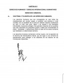 DOCTRINA Y FILOSOFIA DE LOS DERECHOS HUMANOS.
