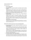 Psicología ambiental. Entrevista a profesional de campo.