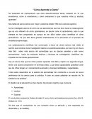 Como aprende la gente.