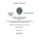 Prevalencia de Diabetes Millitus en el Instituto Nacional de Diabetes