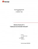 Cubicacion de Vivienda Particular