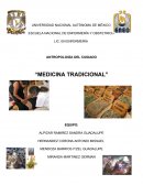 ANTROPOLOGÍA DEL CUIDADO. MEDICINA TRADICIONAL