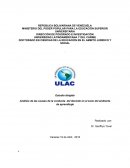 Análisis de las causas de la conducta del docente en el seno del ambiente de aprendizaje