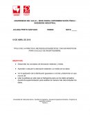 TITULO DE LA PRÁCTICA: MÉTODOS ESTADÍSTICOS Y NO ESTADÍSTICOS PARA CALCULO DE INCERTIDUMBRE.