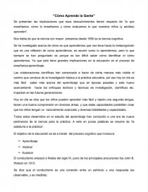Como aprende la gente.. Página 1