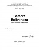 La última visita de simón bolívar a Venezuela.