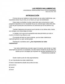 LAS REDES INALÁMBRICAS.. Página 1