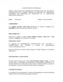 UN MODELO DE CONSENTIMIENTO INFORMADO