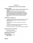 PRACTICA No. 1 DETERMINACIÓN DE PUNTO DE FUSIÓN Y DENSIDAD