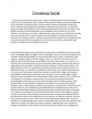 Ensayo: Conciencia Social