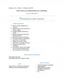 Carta descriptiva de un restaurant