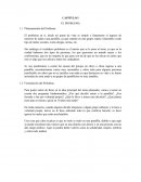 CAPITULO I EL PROBLEMA